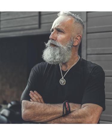 Custom Sterling Silver Medical Alert Necklace - Personalized Engraved Medic ID Pendant for Men & Women | Emergency Information Jewelry for Pacemaker Diabetes & More - Buy Online on GoSupps.com