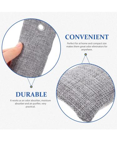 Minkissy 6-Pack Coal Bags - Natural Shoe Deodorizer & Freshener Bamboo Carbon Smell Absorber for Drawers and Home Use - Buy Online on GoSupps.com