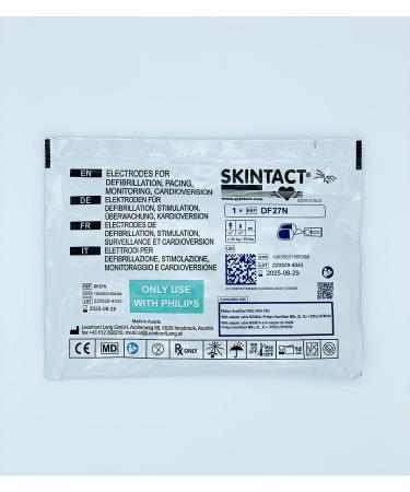 SKINTACT Adult Defib Pads - Compatible with Philips HeartStart FR2 FR2+ FR3 MRx XL XL+
