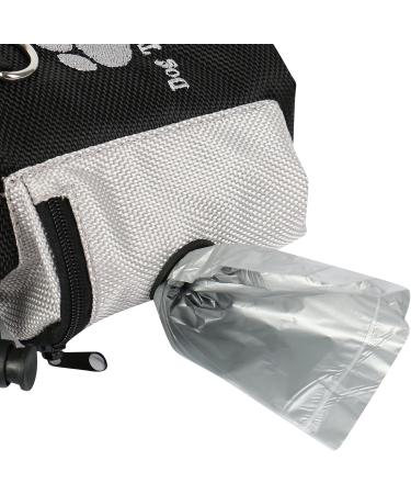 Amathing Dog Training Feed Bag - 60 Feces & Treats | 15x14 cm Black Clip & Stretch Opening - Buy Online on GoSupps.com