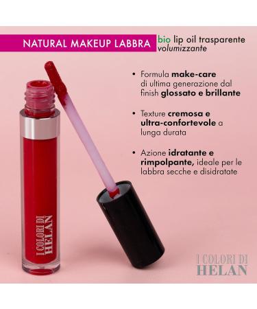  Helan Helan Colors - Long-lasting liquid lipstick luminous non-sticky lip gloss moisturizing lip balm action with castor oil and shea butter - Buy Online on GoSupps.com
