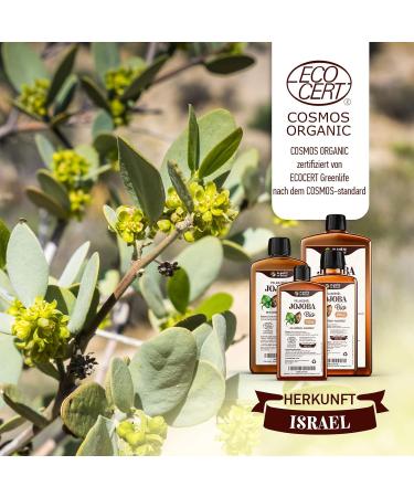 Jojoba Oil Organic 250 ml - 100% Pure Natural & Cold Pressed - Buy Online Internationally - Buy Online on GoSupps.com