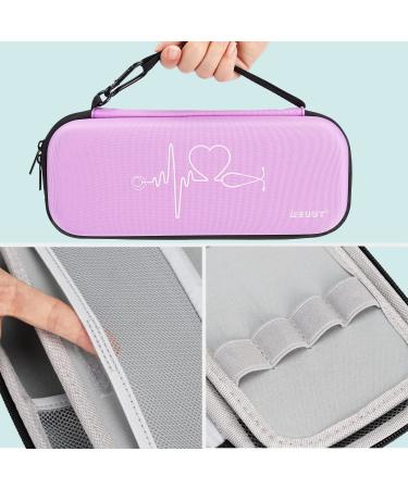 MEUUT 11-Piece Nurse Stethoscope Case Kit - Perfect Nurse Gift with Penlights, Scissor, Bandage Wraps, Badge Holders - Nurse Student Essentials in Light Purple - Buy Online on GoSupps.com
