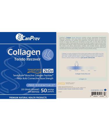 CanPrev - Collagen Tendo Recover 250g Powder - Helps to Reduce Joint Pain Associated with Osteoarthritis - Athletic Support - Bioactive Collagen Peptides Helps Build Connective Tissue Strength - Buy Online on GoSupps.com
