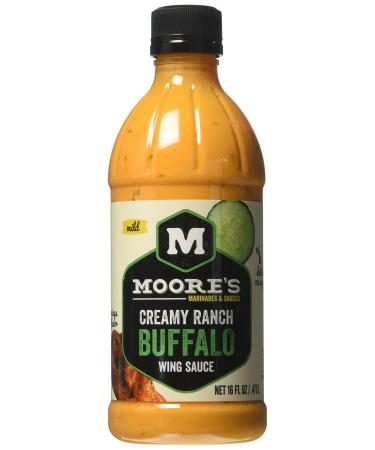 Moore Sauce Buffalo Wing Ranch,16 Fl Oz,Pack of 6
