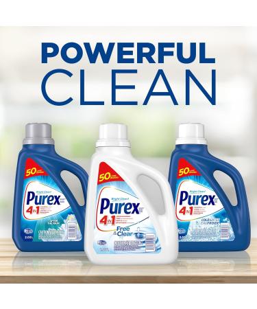 Purex Free and Clear Liquid Detergent for Sensitive Skin 2.03 Liters Purex Free and Clear 2.03 l (Pack of 1) - Buy Online on GoSupps.com