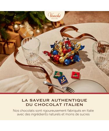 Venchi Coffret de No l avec 16 Mini Blend Noirs Chocolat noir 60% 75% et 90% dition Limit e 47 g Sans Gluten Sans Colorants ni Conservateurs Vegan Id e Cadeau de No l - Buy Online on GoSupps.com