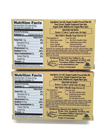 Not-Chick'n Bouillon Cubes (Set of 2) by Edward & Sons - Buy Online on GoSupps.com