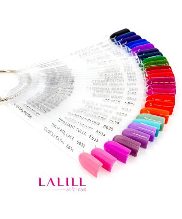 LALILL Nail Display Ring Stick - Perfect for Nail Art Tips Salon Color Presentation & Practice - Clear Ring for Polishes Gels & Hybrids - Buy Online on GoSupps.com