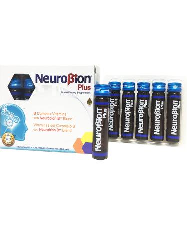Neurobion Plus Liquid B Complex Dietary Supplement - 10 Vials - Buy Online on GoSupps.com