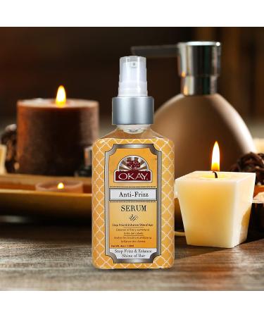 OKAY GIRLS GIRLS GIRLS Brazilian Keratin Anti Frizz Serum 4oz | Best Frizz Control for Smooth Hair - International Shipping Available - Buy Online on GoSupps.com