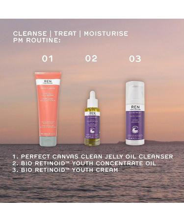 REN Clean Skincare Bio-Retinoid Youth Concentrate Oil - Vegan Anti-Aging Evening Oil - Buy Online on GoSupps.com
