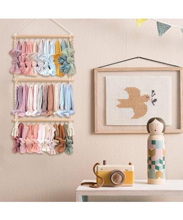 MOFASVIGI Macrame Headband Holder for Baby Girls - Boho Wall Decor & Organizer - Buy Online on GoSupps.com