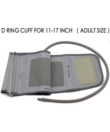 Lotfancy Large Cuff Replacement for Omron Blood Pressure Monitor - 11-17 inch Cuff Size with D Ring - Compatible with BP710, BP742, HEM-432C, HEM-711AC, HEM-712C - Buy Online on GoSupps.com
