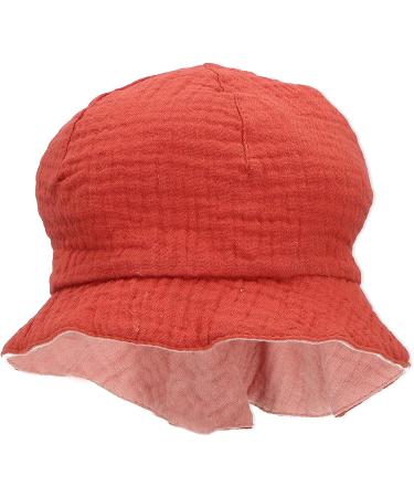Sterntaler Girls Reversible Sun Hat - Red & Pale Pink | Stylish Sun Protection for Kids - Buy Online on GoSupps.com