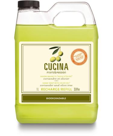 Cucina Coriander and Olive Tree 33.8 oz Purifying Hand Wash Refill Coriander & Olive 33.8 Fl Oz (Pack of 1)