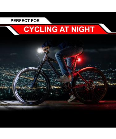 GearLight Rechargeable Bike Light Set S400 - Front and Back Lights for Night Riding - Bicycle Accessories for Kids, Road, Mountain Bikes - Buy Online on GoSupps.com