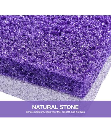 Supvox Foot Pumice Stone Block 2PCS - Callus Remover & Exfoliator Tool for Smooth Feet | Purple Pedicure Scrubber for Dead Skin Removal - Buy Online on GoSupps.com