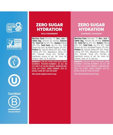 Nuun Zero Sugar Hydration Electrolyte Tablets - Magnesium Calcium Potassium Chloride & Sodium Light & Delicious Fruit Flavors No Sugar Gluten Free Vegan Mixed Berry 4 Pack (40 Servings Total) Mixed Berry 40 Count (P  - Buy Online on GoSupps.com