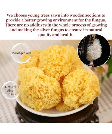 Wanhua Hall Dried White Fungus Snow Mushroom - 3.5oz (100g) | No Additives | Premium Quality - International Shipping Available - Buy Online on GoSupps.com