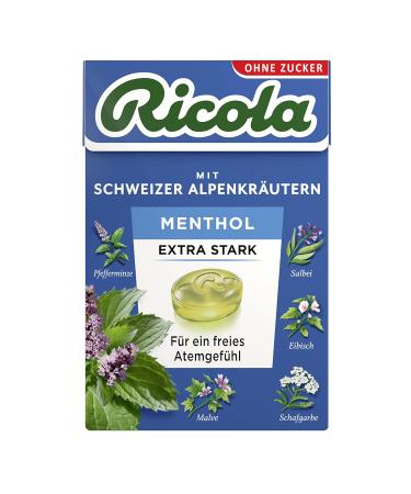 Buy Ricola Extra Strong Herbal Candy - 10 Box Swiss Alpine Herbs & Menthol Sugar-Free Vegan 500g - International Shipping - Buy Online on GoSupps.com