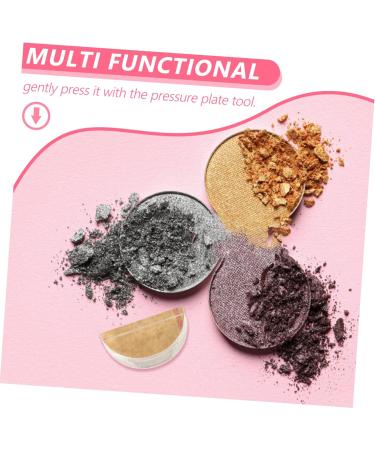 Hemoton Eye Shadow Plate Highlighter Press Stamp Blush Press Stamp Makeup Repair Tool Tamper Acrylic 2.60X1.30X0.90CM Transparent - Buy Online on GoSupps.com