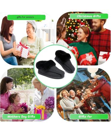 Adjustable Diabetic Shoes for Women - Comfortable Thermal Fleece Edema & Arthritis Footwear Support for Swollen Feet - Size 8 Black - Buy Online on GoSupps.com