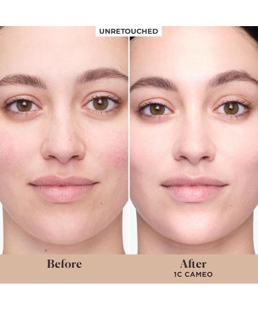 Laura Mercier Tinted Moisturizer Natural Dewy with SPF 30 24HR+ Hydration Shade 1C Cameo and Translucent Loose Talc-Free Setting Powder Ultra-Blur: Hyaluronic Acid Infused Shade Translucent Bundle - Buy Online on GoSupps.com