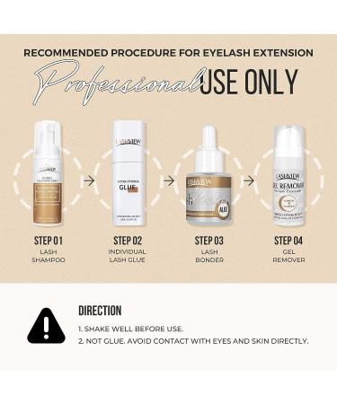 LASHVIEW Lash Bonder 20ml-Aloe | Eyelash Extension Sealant for Longer Retention | Water & Oil Proof | Low Irritation | Increase Lash Retention by up to 30% - Buy Online on GoSupps.com