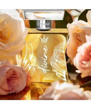 Eternal Divine EDP Inspired by J adore 3.4 oz (100ml) Long-lasting Vegan Clean Ingredients Perfume Spray 2000 sprays per bottle - Buy Online on GoSupps.com