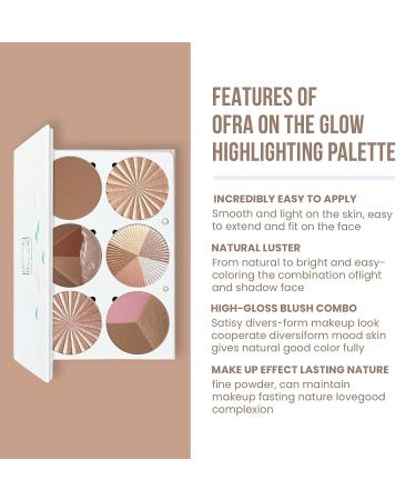 OFRA On the Glow Highlighting & Bronzing Palette for Women - Buy Online on GoSupps.com