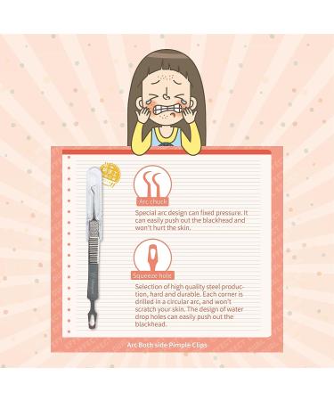 BELLE MADAME Double Ended Blackhead Remover - Curved 2-in-1 Tool for Zits, Pimples, and Acne Removal - Buy Online on GoSupps.com