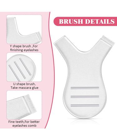 60 Pieces Y Comb Eyelash Lift Brush | Lash Perming & Extension Tool | Beauty Supplies for Makeup - Buy Online on GoSupps.com