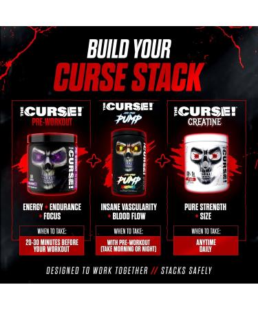 JNX SPORTS The Curse! Pre Workout Powder for Men & Women Caffeine Beta-Alanine Creatine L-Citrulline 30 Servings Dark Grape Flavor Boost Energy Strength & Focus Dark Grape 5.3 Ounce (Pack of 1) - Buy Online on GoSupps.com