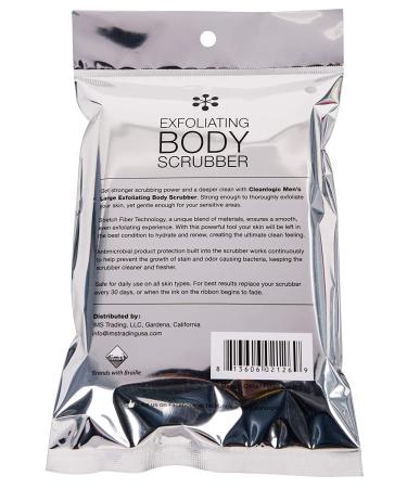 Cleanlogic Men's Exfoliating Body Scrubber - Ultimate Skin Care for Smoothness - Buy Online on GoSupps.com