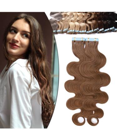 Rich Choices Tape in Extensions Real Hair Wave 40pcs - 100g Remy Real Hair Hair Extension Extensions Real Hair Tape In Middle Bro It