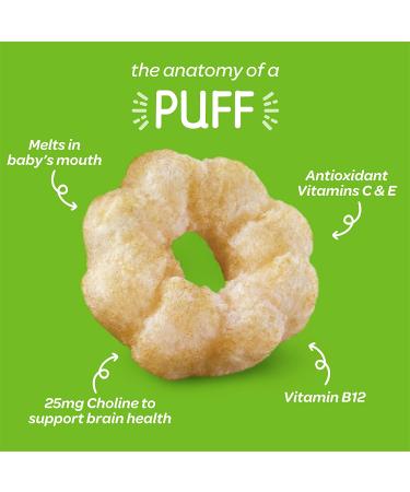 Happy Baby Organics Superfood Puffs - Purple Carrot & Blueberry 2.1 oz (Pack of 6) - Buy Online on GoSupps.com