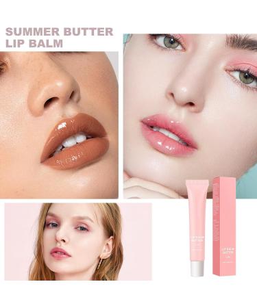  Opvonxeh Butter Lip Balm for Moisturizing Nourishing Lip Care for Men and Women Long Lasting Non-Sticky Water Glossy Tint Hydrating Makeup Primer Natural for Soft Lips - Buy Online on GoSupps.com