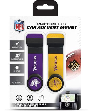 SUCKERZ NFL Car Mount - Minnesota Vikings 2-Pack - Unisex Adult - Multicolor | International Shipping - Buy Online on GoSupps.com