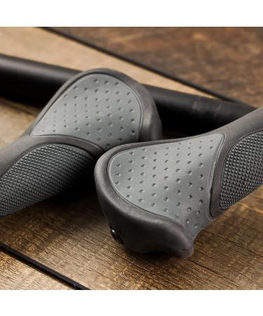 CyclingDeal Mountain Bike Handlebar Grips - Ergonomic Design for MTB & Hybrid Bikes - Soft Gel Grips with Anti-Slip Technology - 1 Pair - Buy Online on GoSupps.com