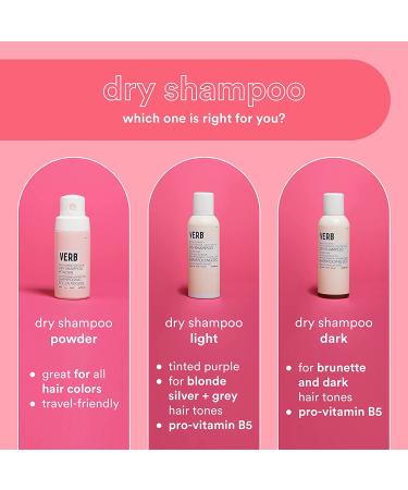 Verb Light Dry Shampoo Spray for Blonde Tones - Gentle Cleanse, Style Extender, and Volume Booster - Vegan and Sulfate Free - 4.5 fl oz - Buy Online on GoSupps.com