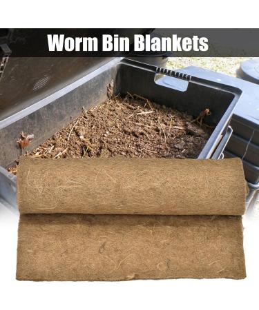 Jingling Ceiling Worm Blanket - Natural Biodegradable Jute Fiber Mat for Worm Containers & Subpods - Buy Online on GoSupps.com