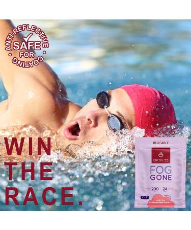 Fog Gone Anti Fog Wipe for Glasses - Reusable Microfiber Lens Cleaner for Eyeglasses, Electronics, Ski Masks & Screens - Streak-Free - 1 Pack - Buy Online on GoSupps.com