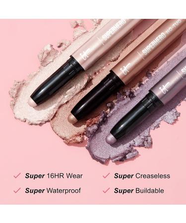 IT Cosmetics Superhero No-Tug Waterproof Eyeshadow Stick - Gallant Gold - 0.05 oz - Buy Online on GoSupps.com