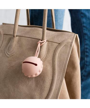 Buy Nattou Pink Silicone Pacifier Holder | BPA-Free 18 cm Universal Fit | Practical & Stylish Case for All Models - Buy Online on GoSupps.com