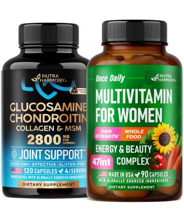 NUTRAHARMONY Glucosamine & Multivitamins for Women Capsules