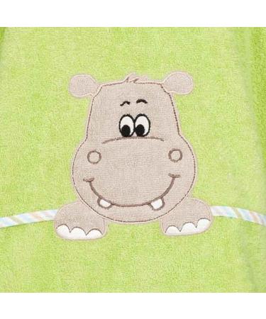 Morning Star Badeponcho 100% Cotton Hooded Towel for Kids | Oeko-Tex Baby Bathrobe | Green | Ages 1-3 - Buy Online on GoSupps.com