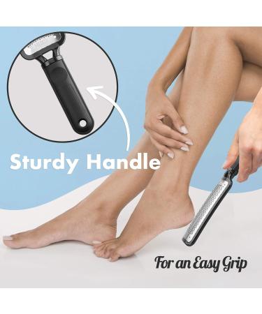 Ultimate X-Large Pedicure Set - Stainless Steel Foot Scrubber & Professional Spa Quality Rasp for Dead Skin Removal - Buy Online on GoSupps.com