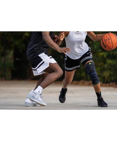 Knee Support with Silicone Ring by Bauerfeind - Adjustable for Left or Right Knee - Pink M | Shop Internationally - Buy Online on GoSupps.com