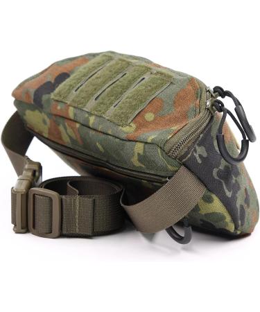 Zentauron Fussy Pocket Tactical Bag | 20x12x8 cm | High-Quality Cordura | Durable Molle Military Hip Belt Bag - Buy Online on GoSupps.com